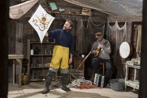 Spirits of the Sea by Theatre Hullabaloo, Actors Chris Connaughton and Wayne Walker-Allen production image