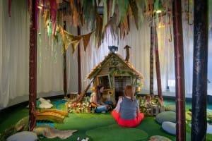 Fairytale house in the fairytale forest