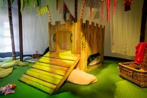 The Fairytale Forest wooden castle