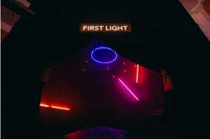 First Light title lit up